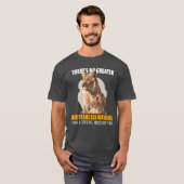 Een onverschrokken moeder en haar welp grappig t-shirt (Voorkant volledig)