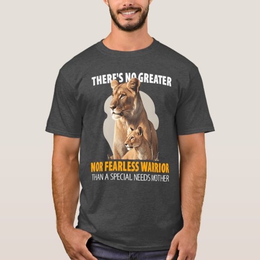 Een onverschrokken moeder en haar welp grappig t-shirt (Voorkant)