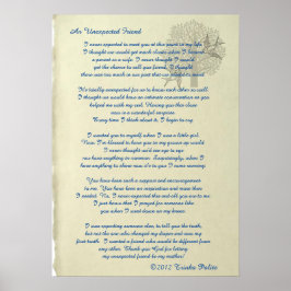 Een onverwacht vriend ©2012 Trinka Polite (poster) Poster