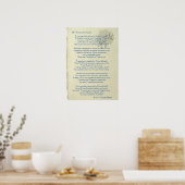 Een onverwacht vriend ©2012 Trinka Polite (poster) Poster (Keuken)