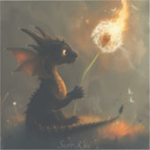 Een onverwachte wens Sticker (Voorkant)