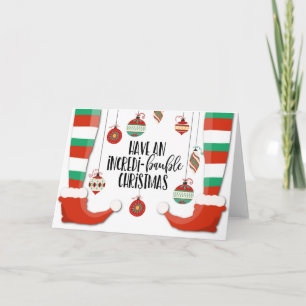 een onvoorstelbare kerstbaubel voor de baubl kaart