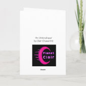 Een onvriendelijkheid kaart (Achterkant)