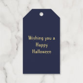 Een onvriendelijkheid van Ravens Halloween Custom Cadeaulabels (Achterkant)