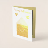 Een onvriendelijkheid van Ravens Halloween Custom Folie Kaarten (Voorkant)