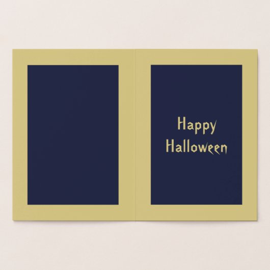 Een onvriendelijkheid van Ravens Halloween Custom Folie Kaarten (Binnen)