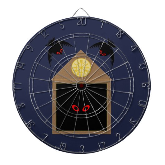 Een onvriendelijkheid van Ravens Halloween Dartbord (Voorkant)