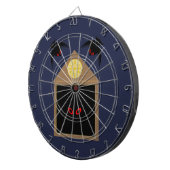 Een onvriendelijkheid van Ravens Halloween Dartbord (Voorkant Rechts)