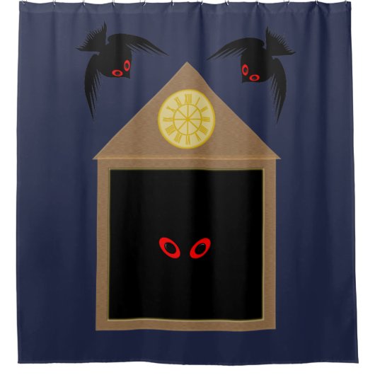 Een onvriendelijkheid van Ravens Halloween Douchegordijn (Voorkant)