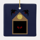 Een onvriendelijkheid van Ravens Halloween Keramisch Ornament (Achterkant)