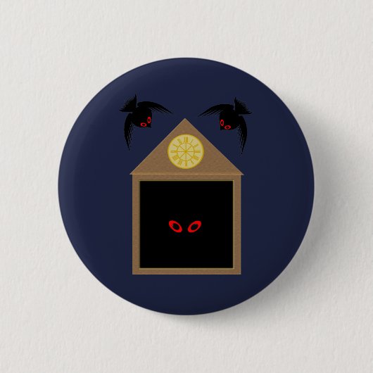 Een onvriendelijkheid van Ravens Halloween Ronde Button 5,7 Cm (Voorkant)