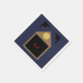 Een onvriendelijkheid van Ravens Halloween Servet (Hoek)