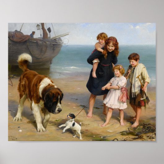 Een onwaarschijnlijk paar | Arthur John Elsley Poster (Voorkant)