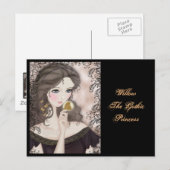 Een onwaarschijnlijke reeks van het Briefkaart van (Voorkant / Achterkant)