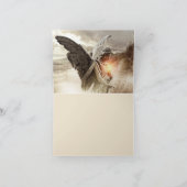 Een onzichtbaar Wenskaart van de Woorden van de Dr Kaart (Binnen)