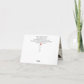 Een onzichtbaar Wenskaart van de Woorden van de Dr Kaart (Achterkant)