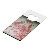 één oog dat je gelooft creditkaart flessenopener (Voorkant Gekanteld)