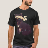 Een Oog Pirate Kat T-shirt (Voorkant)
