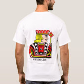 één oogcontact t-shirt (Achterkant)