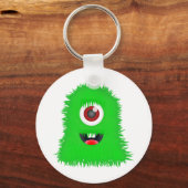 Eén ooggroen monster sleutelhanger (Voorkant)