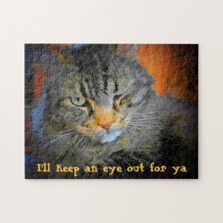 een oogje op je oog houden legpuzzel