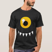 Een Oogmonster Monster Gele Ogen T-shirt (Voorkant)