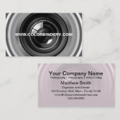 Één oogpositie 5 Visitekaartje (Voorkant / Achterkant)