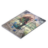 Een Oogst Maan Fairy Gothic Fantasy Art Notitieboek (Linkerzijde)