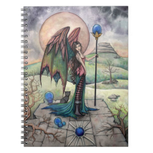 Een Oogst Maan Fairy Gothic Fantasy Art Notitieboek