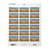 Een ooievaar  etiket (Full Sheet)