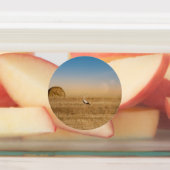 Een ooievaar  labels (Aangebracht)