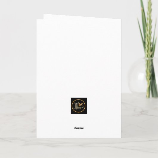 Een oom is als een vader die gepersonaliseerde vad bedankkaart (Achterkant)