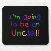 Een oomkleurige tekst muismat (Voorkant)