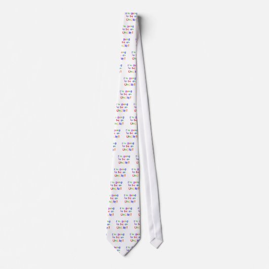 Een oomkleurige tekst stropdas (Voorkant)