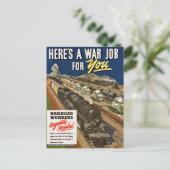 Een oorlogstaak voor je Briefkaart. Briefkaart (Staand voorkant)