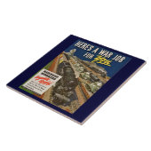 Een oorlogstaak voor u keramische foto's tegeltje (Zijkant)