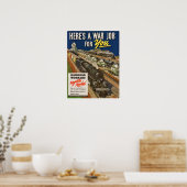 Een oorlogstaak voor u Poster (Keuken)