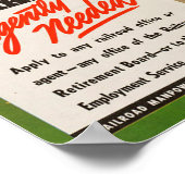 Een oorlogstaak voor u Poster (Hoek)