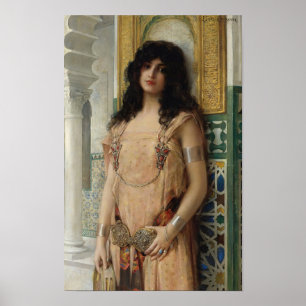 Een Oosterse Schoonheid Poster