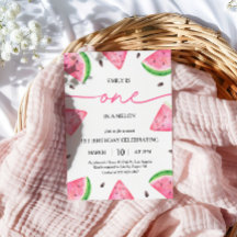 Eén op de eerste dag van de geboorte Watermelon