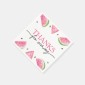 Eén op de eerste dag van de geboorte Watermelon Servet (Hoek)