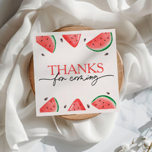 Eén op de eerste dag van de geboorte Watermelon Servet