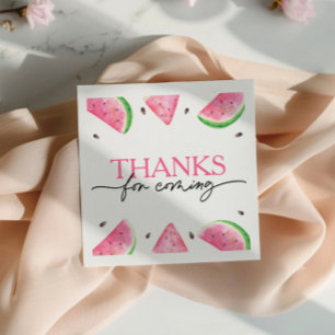 Eén op de eerste dag van de geboorte Watermelon Servet