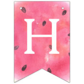 Eén op de eerste dag van de geboorte Watermelon Vlaggetjes (Tweede vlag)