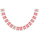 Eén op de eerste dag van de geboorte Watermelon Vlaggetjes (Alle)