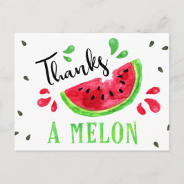 Eén op de eerste dag van de maand bedankt briefkaart
