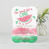 Eén op de eerste dag van de Waterverf van Melon Kaart (Staand voorkant)