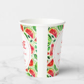 Eén op de eerste dag van een meloen papieren bekers (Rechts)