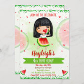 Een op de eerste plaats in een meloen kaart (Voorkant / Achterkant)