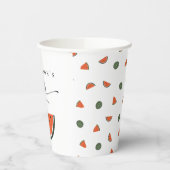 Een op de eerste verjaardag van een meloen papieren bekers (Links)